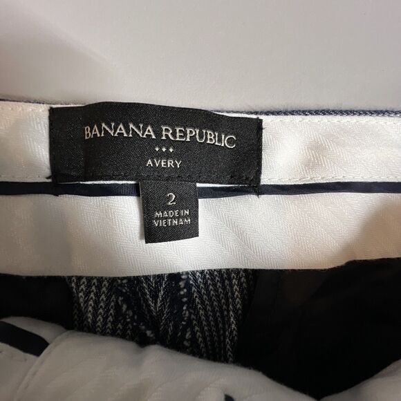 Banana Republic Avery Tie Waist Ankle Pants Trousers Office Straight Leg Size 2 - Picture 2 of 10